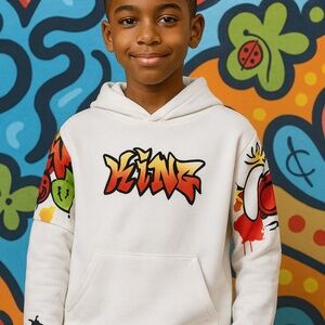 Big Boy “KING” Graphic Hoodie – Size 10